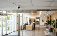 Office Building Dome Security Camera, Workman Communications, Sacramento, CA